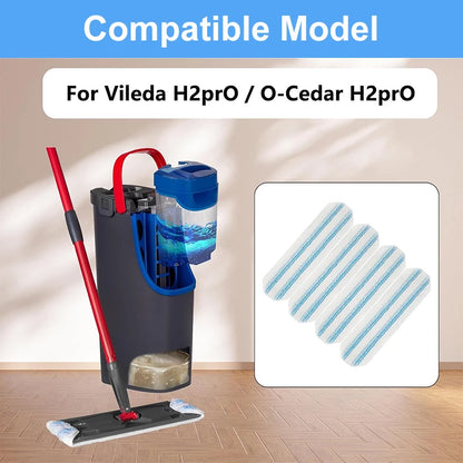 Flat  Mop Pad Rags Washable Reusable Microfiber