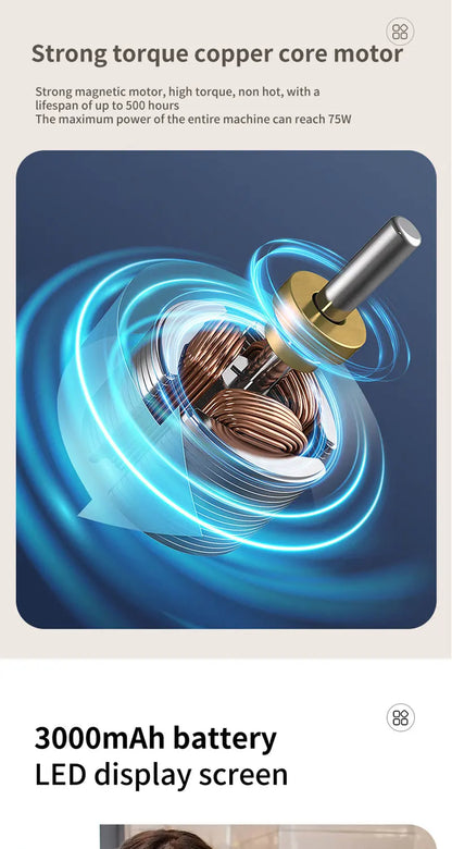 Electric Spin Scrubber 9-in-1 Cordless Rechargeable