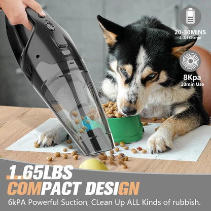 Cordless Handheld Vacuum, Mini Car Vacuum Cleaner