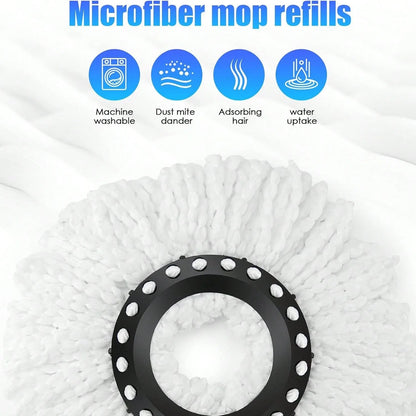 Spin Mop Bucket Set with Soap Dispenser 360°Rotating