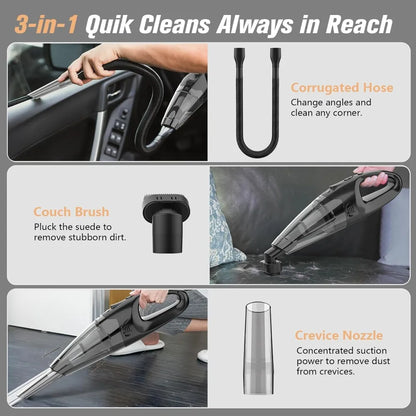 Cordless Handheld Vacuum, Mini Car Vacuum Cleaner