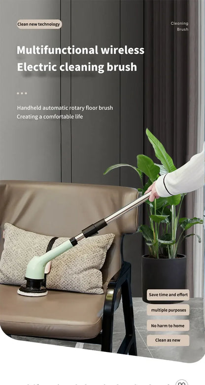 Electric Spin Scrubber 9-in-1 Cordless Rechargeable